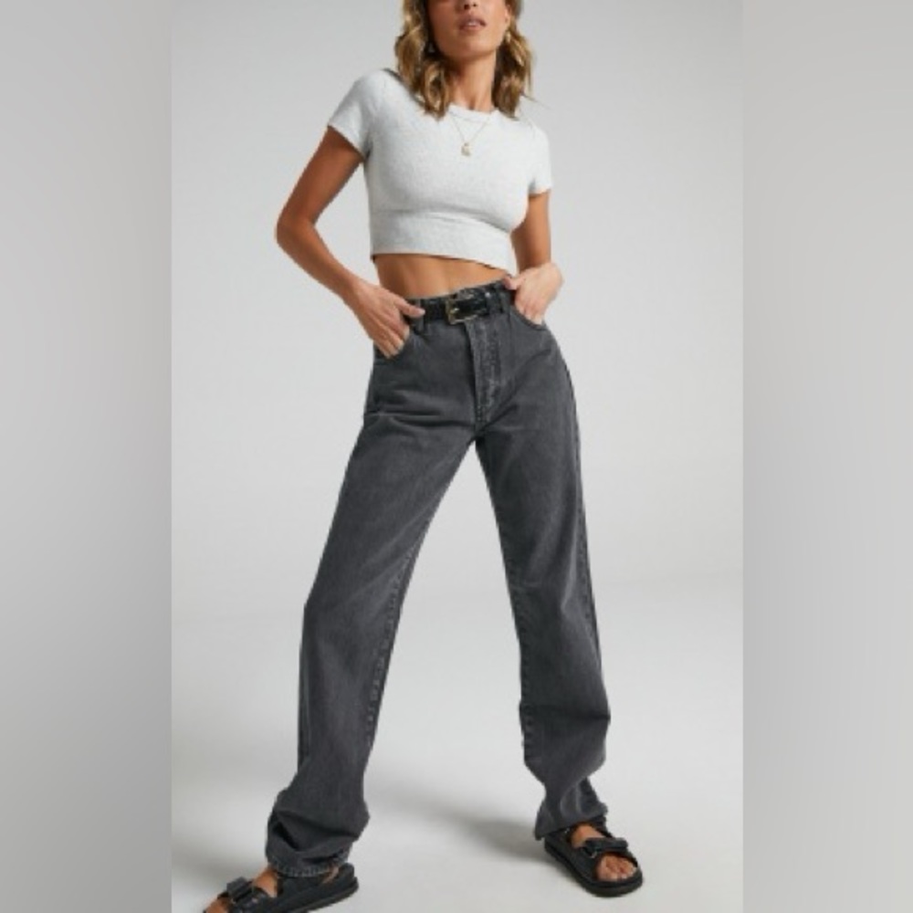 ROLLA'S - CLASSIC STRAIGHT JEAN IN VINTAGE BLACK